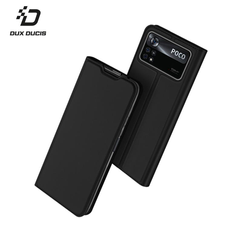 Housse de Protection Skin Pro Dux Ducis pour Xiaomi Poco X4 Pro 5G Noir
