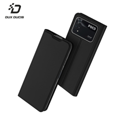 Housse de Protection Skin Pro Dux Ducis pour Xiaomi Poco M4 Pro 4G Noir