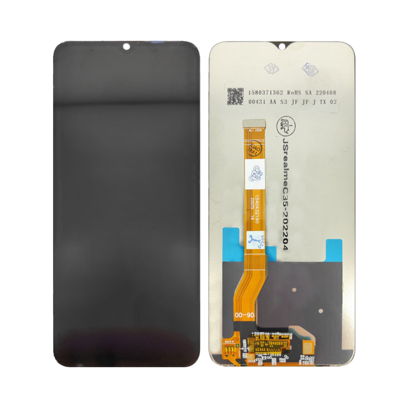 Ecran Tactile OEM Realme C35/Narzo 50A Prime Noir
