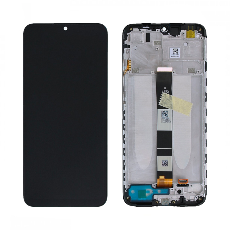 Ecran Tactile OEM avec Châssis Xiaomi Redmi 9C NFC/Redmi 9AT/Redmi 10A Noir