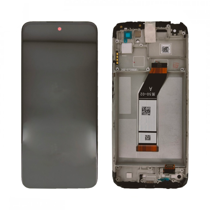 Ecran Tactile OEM avec Châssis Xiaomi Redmi 10 Gris Carbone