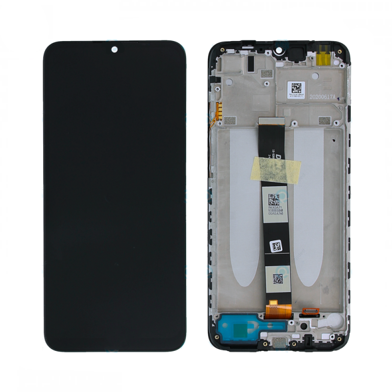 Ecran Tactile OEM avec Châssis Xiaomi Redmi 9A Noir