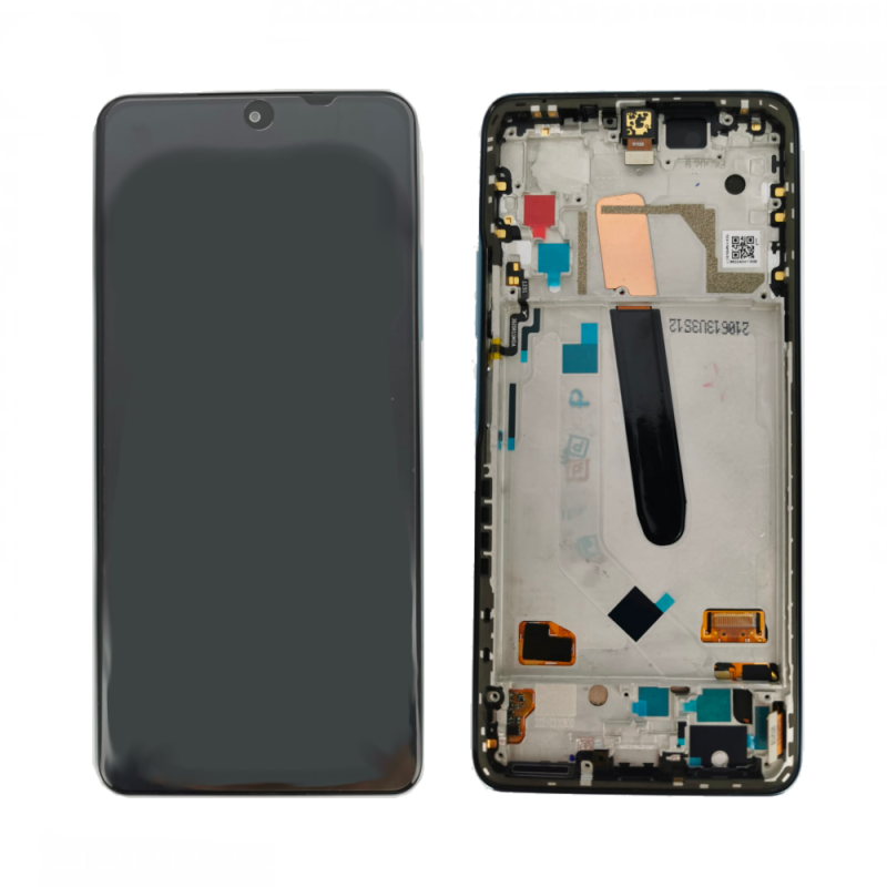 Ecran Tactile avec Châssis Xiaomi Mi 11i 5G Bleu Horizon
