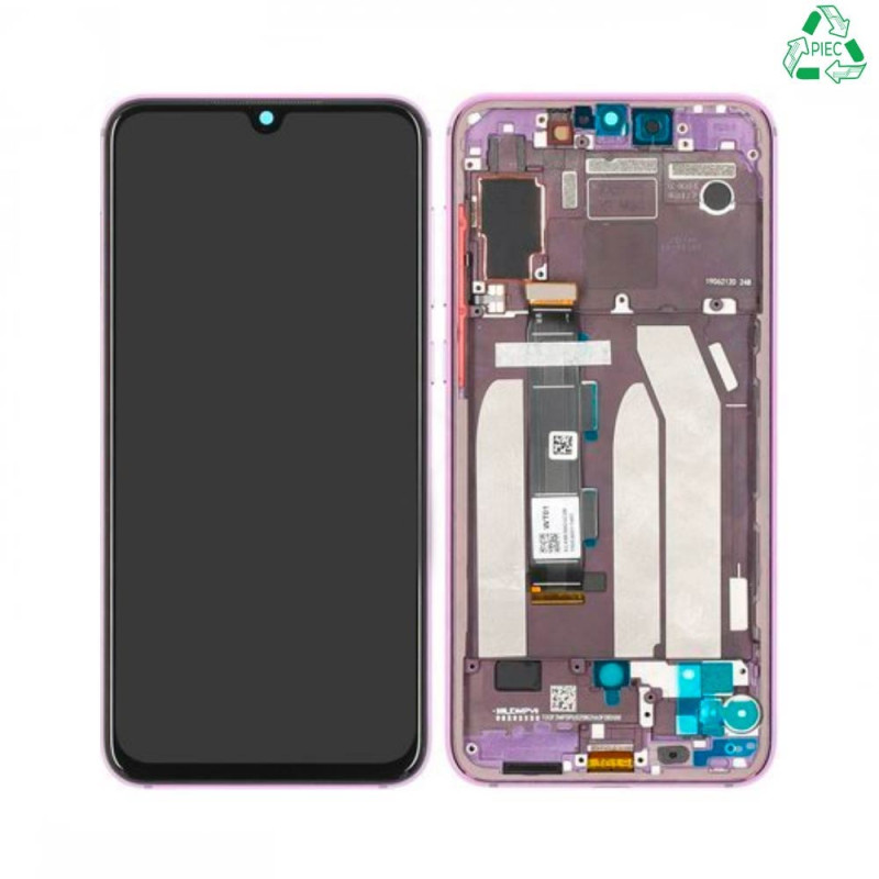 Ecran Tactile Original Refurb avec Châssis (PIEC) Xiaomi Mi 9 SE Violet