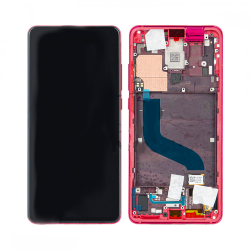 Ecran Tactile avec Châssis Xiaomi Mi 9T/Mi 9T Pro Rouge