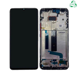 Ecran Tactile Original Pulled avec Châssis (PIEC) Xiaomi Mi 10 Lite 5G Gris Cosmos