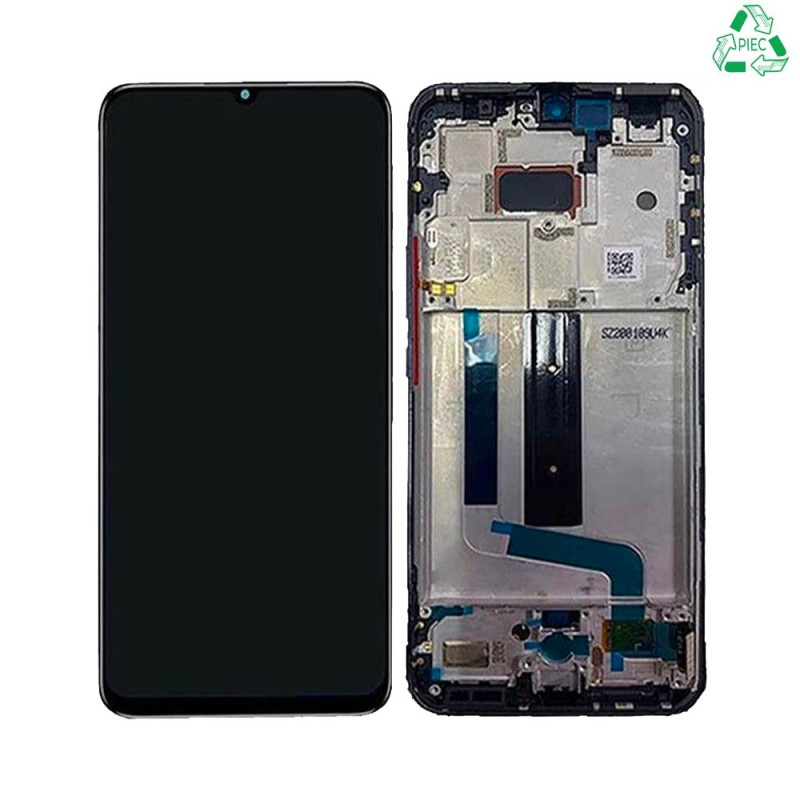 Ecran Tactile Original Pulled avec Châssis (PIEC) Xiaomi Mi 10 Lite 5G Gris Cosmos