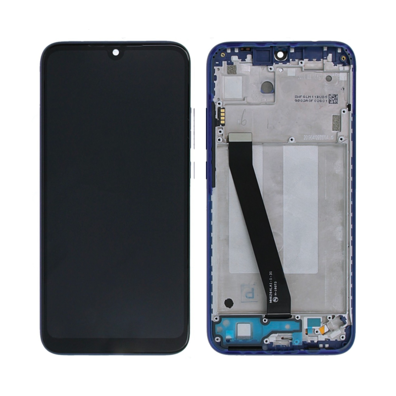 Ecran Tactile OEM avec Châssis Xiaomi Redmi 7 Bleu Comète