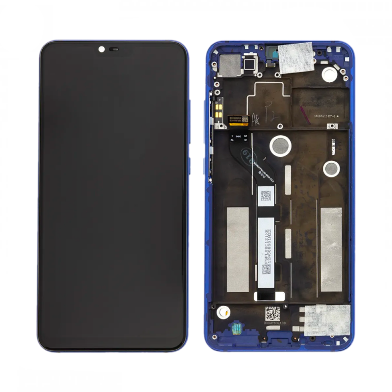 Ecran Tactile OEM avec Châssis Xiaomi Mi 8 Lite Bleu
