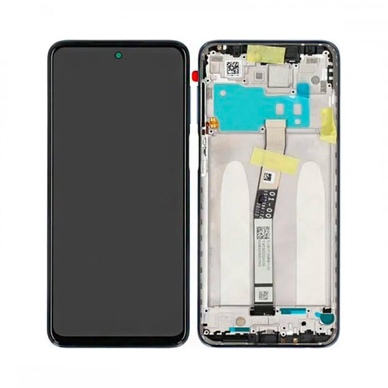 Ecran Tactile OEM avec Châssis Xiaomi Redmi Note 9S Blanc