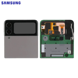 Ecran Tactile Externe Original avec Cache Arrière Samsung Galaxy Z Flip 3 5G F711 (Supérieur) GH97-26773G Gris