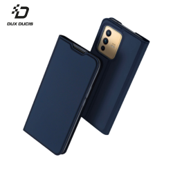 Housse de Protection Skin Pro Dux Ducis pour Vivo V23 5G Bleu