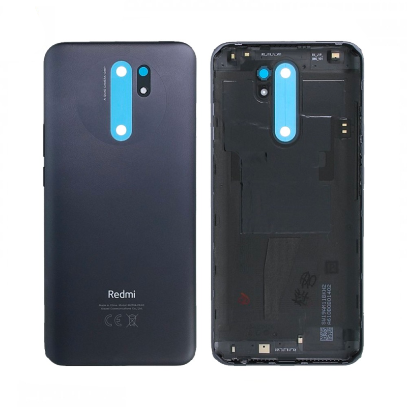 Cache Arrière Premium Xiaomi Redmi 9 Gris Carbone