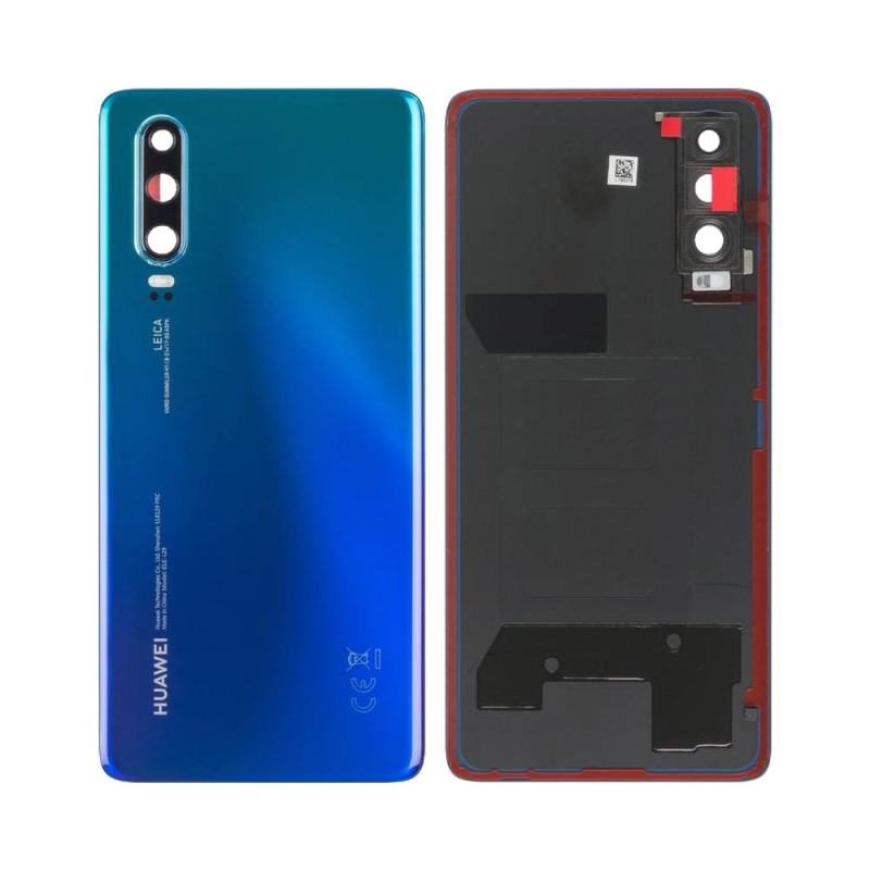 Cache Arrière Premium Huawei P30 Aurora Blue