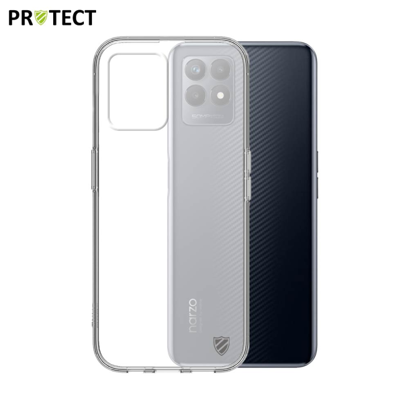 Coque Silicone PROTECT pour Realme Narzo 50 5G Transparent